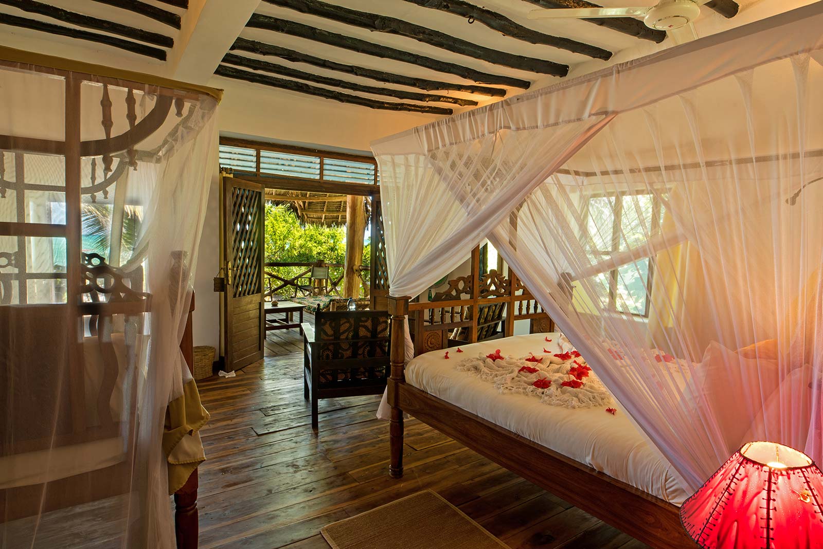 bedroom interior Pongwe-Beach-Hotel - Zanzibar - Tanzania